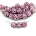 Hot vente mode vrac à coudre Shamballa Perles Spacer perles pour bricolage taille 4mm-18mm, IB00114 - Lt.rose